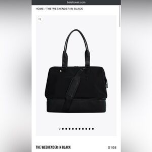 BEIS The Weekender Bag in Black